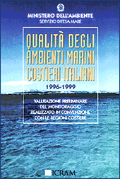 Immagine-copertina della pubblicazione 'Qualità degli Ambienti Marini Costieri Italiani 1996-1999'