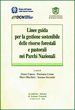 Immagine-copertina della pubblicazione 'Linee guida per la gestione sostenibile delle risorse forestali e pastorali nei Parchi Nazionali'