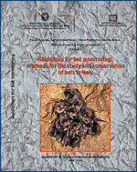 Immagine-copertina della pubblicazione 'Quaderni di Conservazione della Natura n. 19bis - Guidelines for bat monitoring: methods for the study and conservation of bats in Italy'