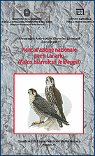 Immagine-copertina della pubblicazione 'Quaderni di Conservazione della Natura n. 24 - Piano d’azione nazionale per il Lanario (Falco biarmicus feldeggii)'