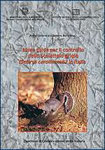 Immagine-copertina della pubblicazione 'Quaderni di Conservazione della Natura n. 4 - Linee guida per il controllo dello Scoiattolo grigio (Sciurus carolinensis) in Italia