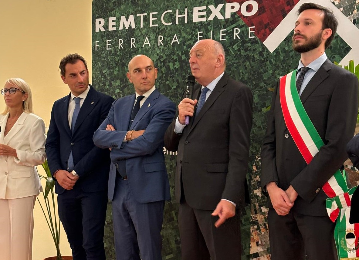 Il ministro Pichetto ha inaugurato l’edizione 2024 di Remtech Expo